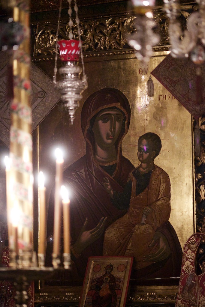 Η Θεοτόκος, εικόνα του τέμπλου