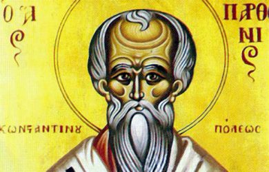 Ο άγιος ιερομάρτυρας Παρθένιος, Πατριάρχης Κωνσταντινουπόλεως