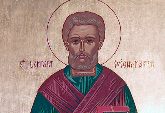 Ο άγιος Λαμβέρτος επίσκοπος Μαιστρίχτης