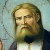 Ο όσιος Σεραφείμ βοηθά απλοϊκούς χωρικούς